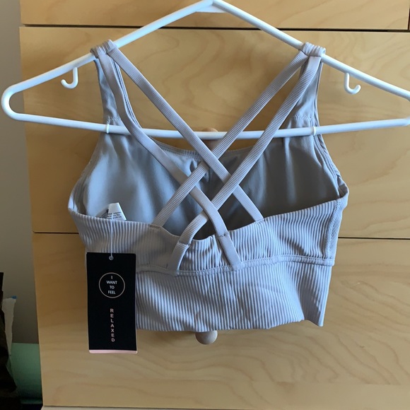 Light Grey Sports Bra - Picture 2 of 4